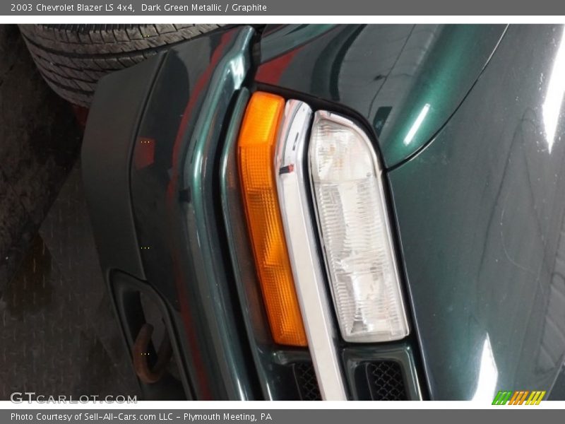 Dark Green Metallic / Graphite 2003 Chevrolet Blazer LS 4x4