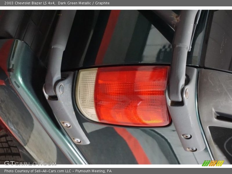Dark Green Metallic / Graphite 2003 Chevrolet Blazer LS 4x4