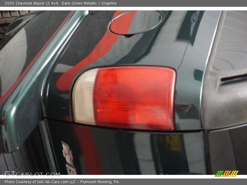 Dark Green Metallic / Graphite 2003 Chevrolet Blazer LS 4x4