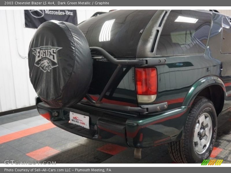 Dark Green Metallic / Graphite 2003 Chevrolet Blazer LS 4x4