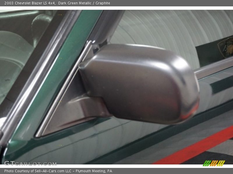 Dark Green Metallic / Graphite 2003 Chevrolet Blazer LS 4x4