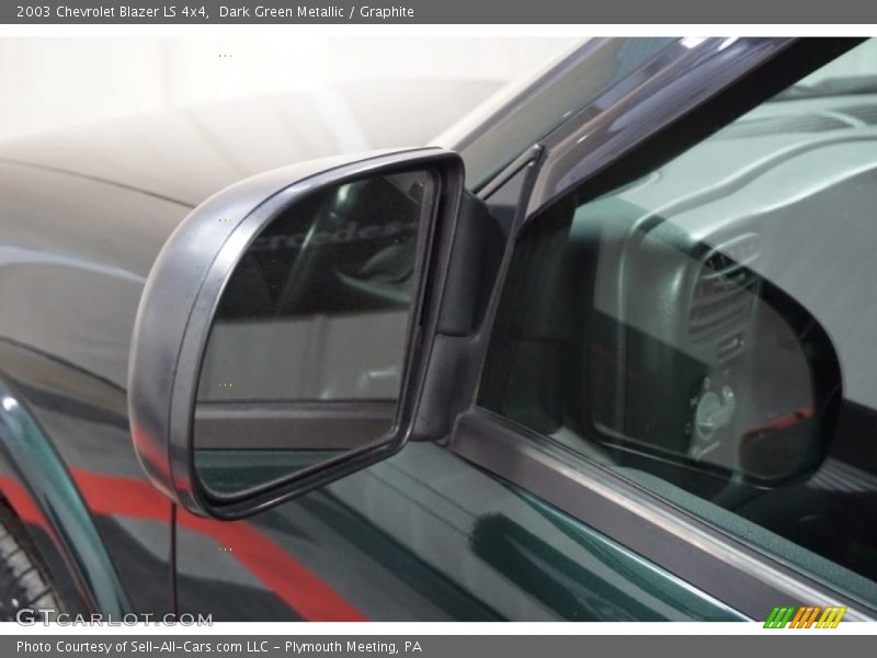 Dark Green Metallic / Graphite 2003 Chevrolet Blazer LS 4x4