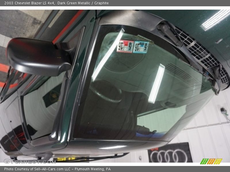 Dark Green Metallic / Graphite 2003 Chevrolet Blazer LS 4x4
