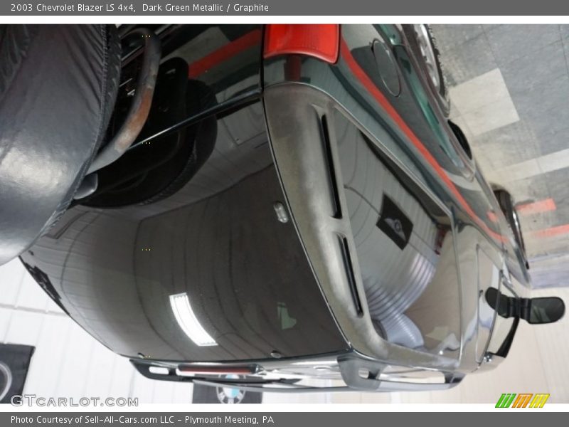 Dark Green Metallic / Graphite 2003 Chevrolet Blazer LS 4x4