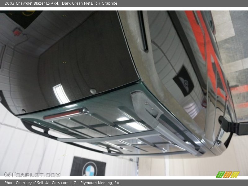 Dark Green Metallic / Graphite 2003 Chevrolet Blazer LS 4x4