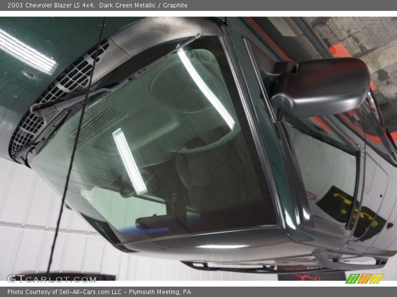 Dark Green Metallic / Graphite 2003 Chevrolet Blazer LS 4x4
