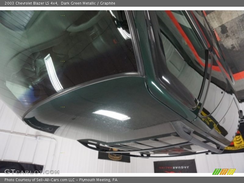 Dark Green Metallic / Graphite 2003 Chevrolet Blazer LS 4x4