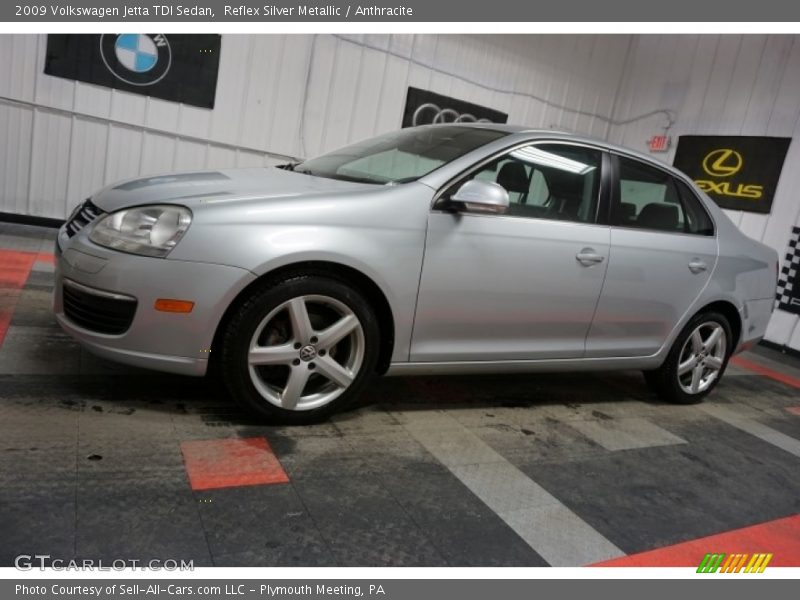 Reflex Silver Metallic / Anthracite 2009 Volkswagen Jetta TDI Sedan