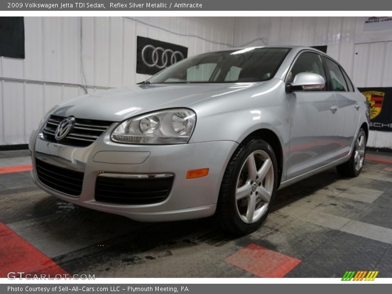 Reflex Silver Metallic / Anthracite 2009 Volkswagen Jetta TDI Sedan