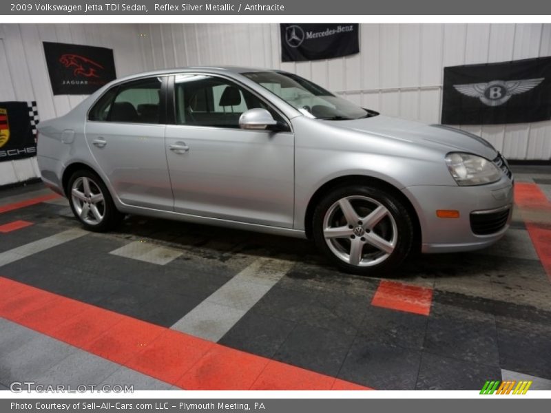 Reflex Silver Metallic / Anthracite 2009 Volkswagen Jetta TDI Sedan