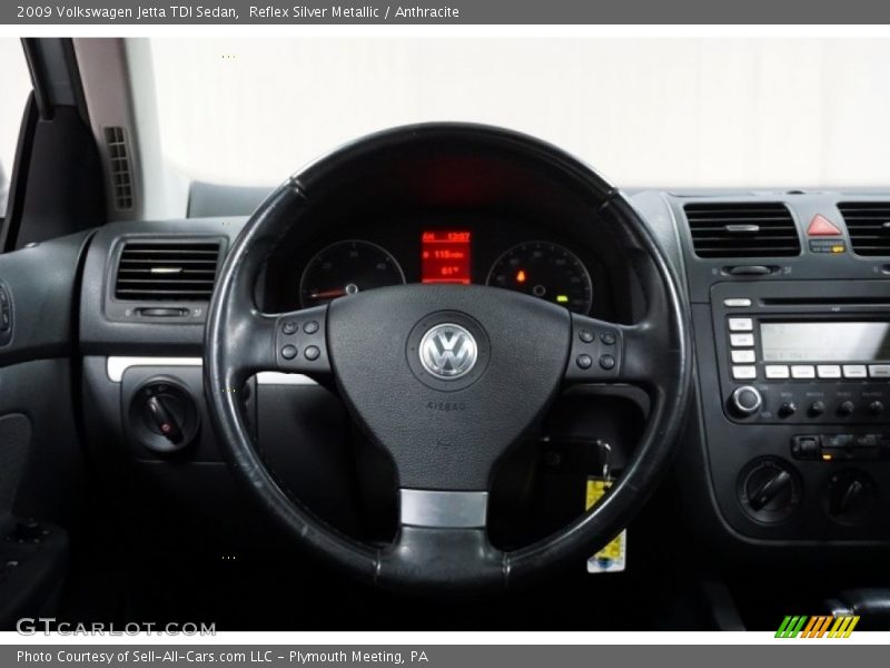 Reflex Silver Metallic / Anthracite 2009 Volkswagen Jetta TDI Sedan