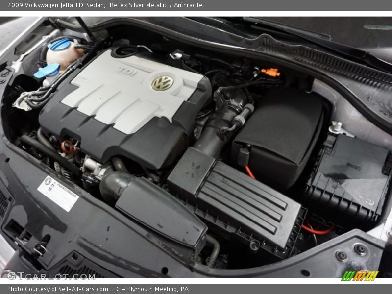 Reflex Silver Metallic / Anthracite 2009 Volkswagen Jetta TDI Sedan