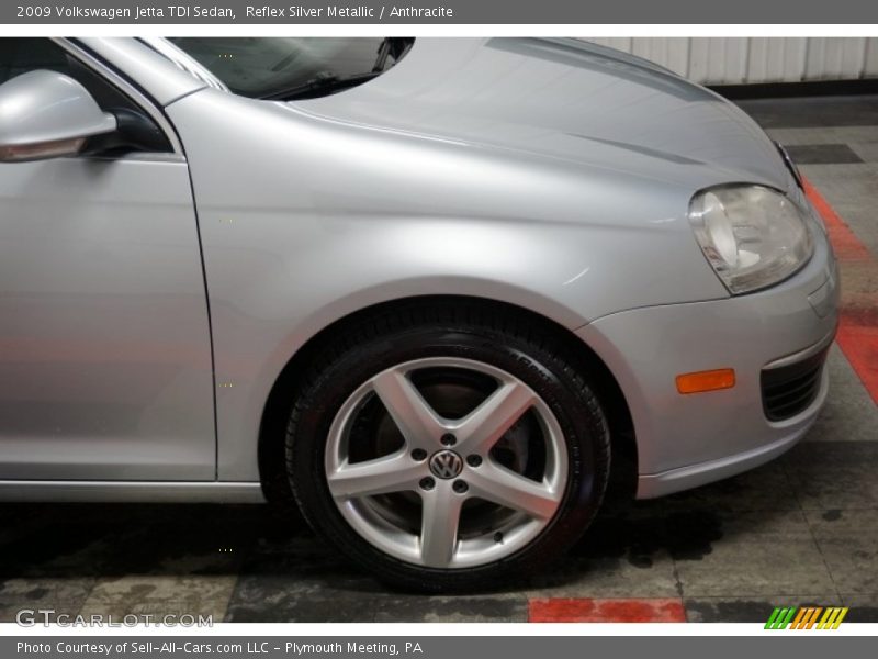 Reflex Silver Metallic / Anthracite 2009 Volkswagen Jetta TDI Sedan