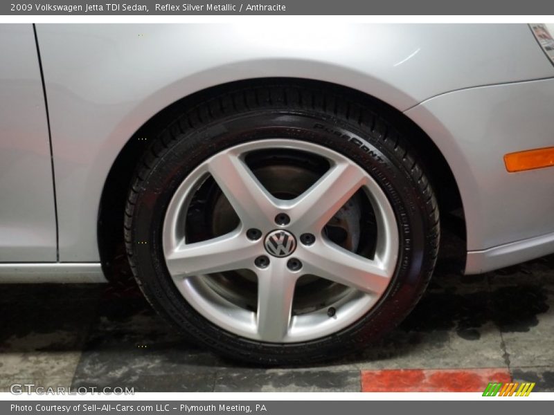 Reflex Silver Metallic / Anthracite 2009 Volkswagen Jetta TDI Sedan