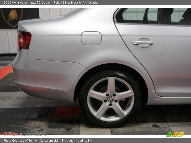 Reflex Silver Metallic / Anthracite 2009 Volkswagen Jetta TDI Sedan