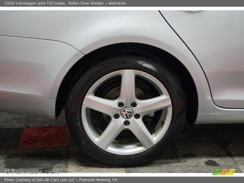Reflex Silver Metallic / Anthracite 2009 Volkswagen Jetta TDI Sedan