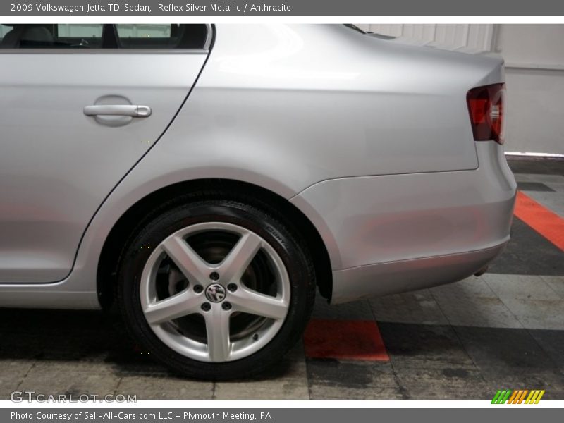 Reflex Silver Metallic / Anthracite 2009 Volkswagen Jetta TDI Sedan