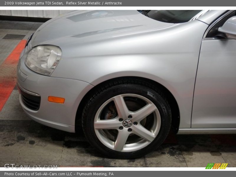 Reflex Silver Metallic / Anthracite 2009 Volkswagen Jetta TDI Sedan
