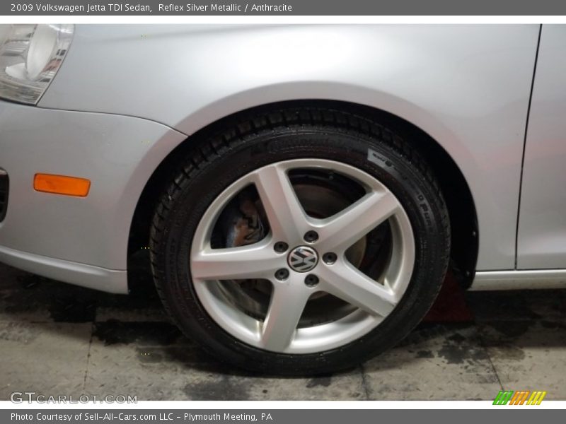 Reflex Silver Metallic / Anthracite 2009 Volkswagen Jetta TDI Sedan
