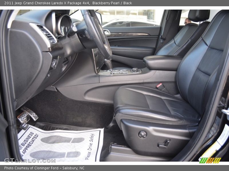 Blackberry Pearl / Black 2011 Jeep Grand Cherokee Laredo X Package 4x4