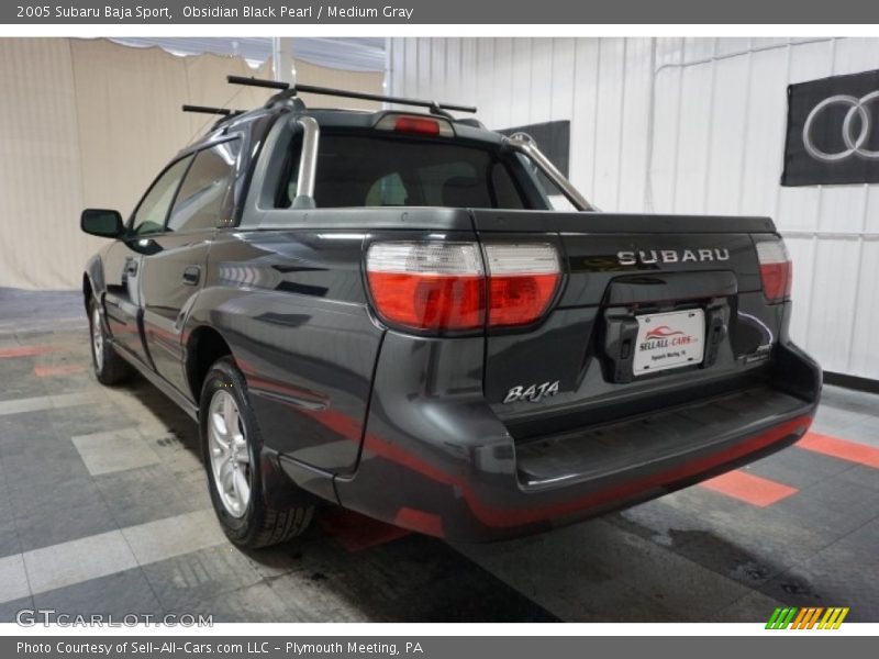 Obsidian Black Pearl / Medium Gray 2005 Subaru Baja Sport