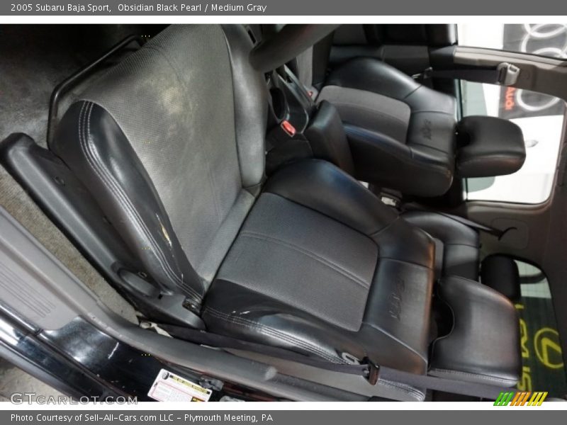 Obsidian Black Pearl / Medium Gray 2005 Subaru Baja Sport
