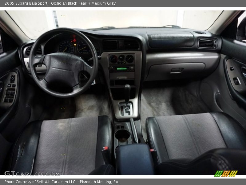 Obsidian Black Pearl / Medium Gray 2005 Subaru Baja Sport