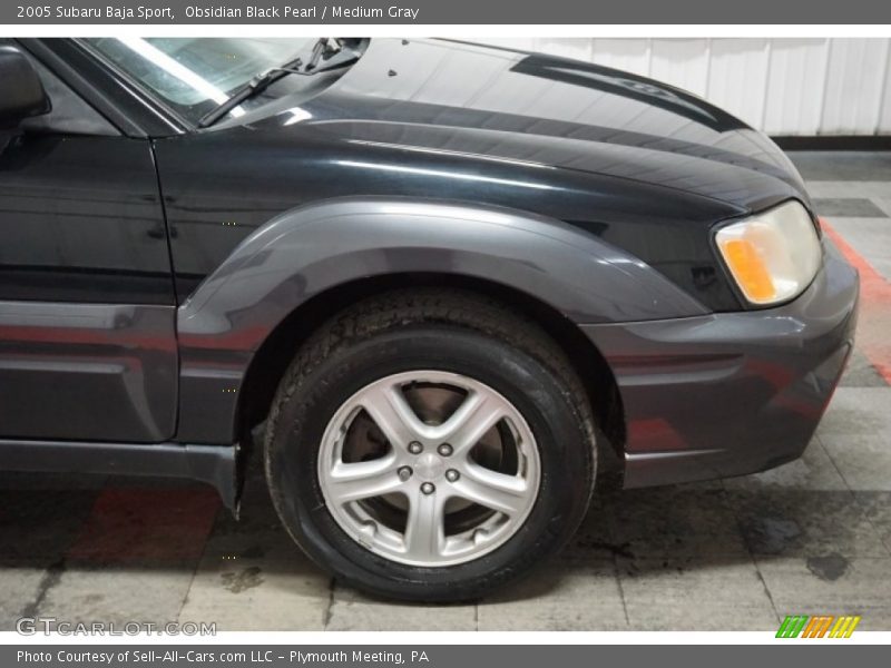 Obsidian Black Pearl / Medium Gray 2005 Subaru Baja Sport