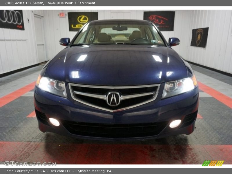 Royal Blue Pearl / Parchment 2006 Acura TSX Sedan