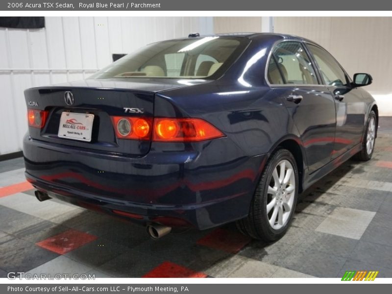 Royal Blue Pearl / Parchment 2006 Acura TSX Sedan