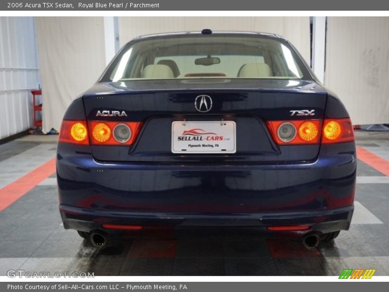 Royal Blue Pearl / Parchment 2006 Acura TSX Sedan