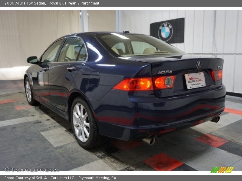 Royal Blue Pearl / Parchment 2006 Acura TSX Sedan