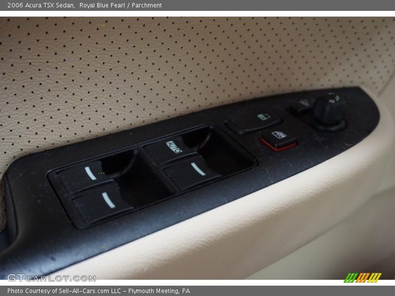 Royal Blue Pearl / Parchment 2006 Acura TSX Sedan