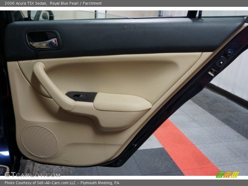 Royal Blue Pearl / Parchment 2006 Acura TSX Sedan