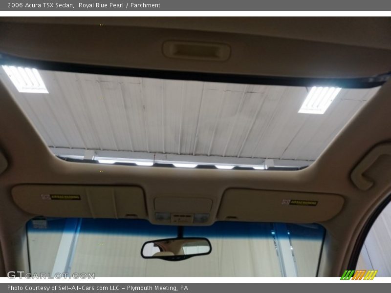 Royal Blue Pearl / Parchment 2006 Acura TSX Sedan