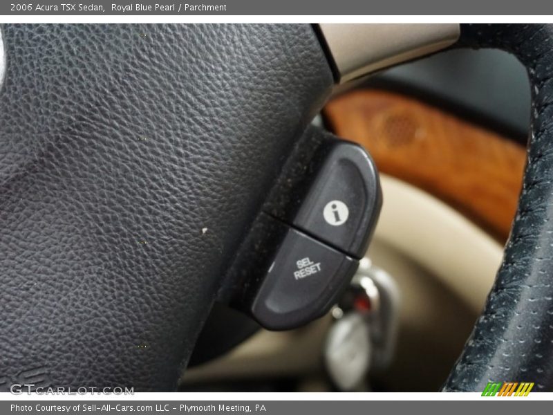 Royal Blue Pearl / Parchment 2006 Acura TSX Sedan