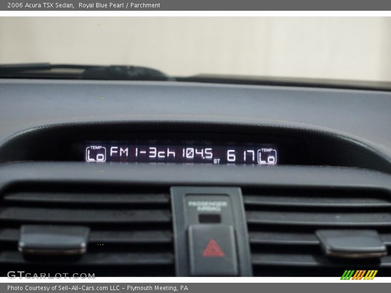 Royal Blue Pearl / Parchment 2006 Acura TSX Sedan