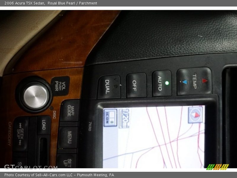 Royal Blue Pearl / Parchment 2006 Acura TSX Sedan