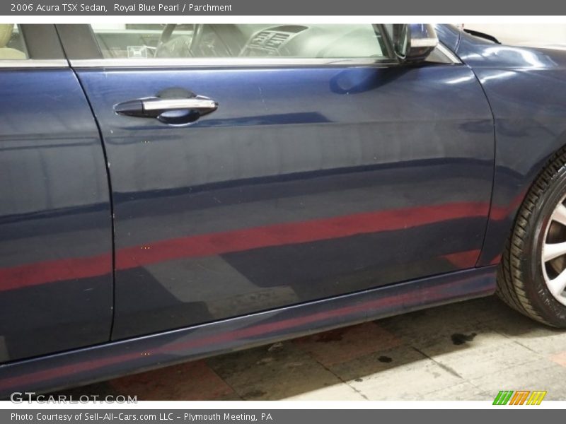 Royal Blue Pearl / Parchment 2006 Acura TSX Sedan