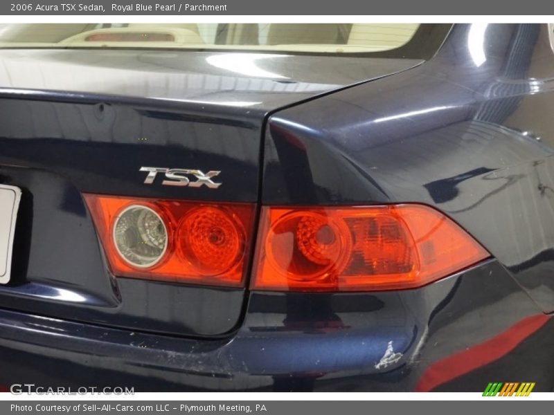 Royal Blue Pearl / Parchment 2006 Acura TSX Sedan