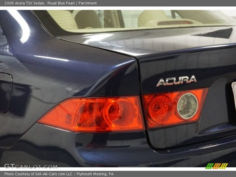 Royal Blue Pearl / Parchment 2006 Acura TSX Sedan