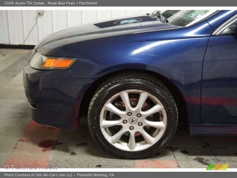 Royal Blue Pearl / Parchment 2006 Acura TSX Sedan