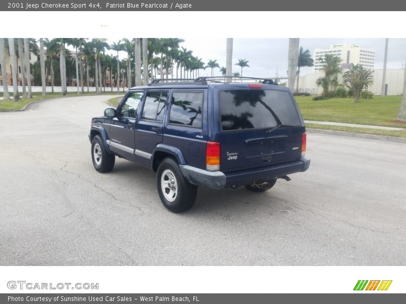 Patriot Blue Pearlcoat / Agate 2001 Jeep Cherokee Sport 4x4