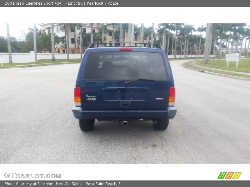 Patriot Blue Pearlcoat / Agate 2001 Jeep Cherokee Sport 4x4