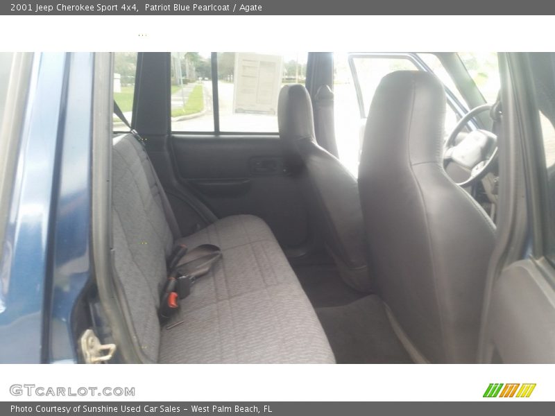 Patriot Blue Pearlcoat / Agate 2001 Jeep Cherokee Sport 4x4