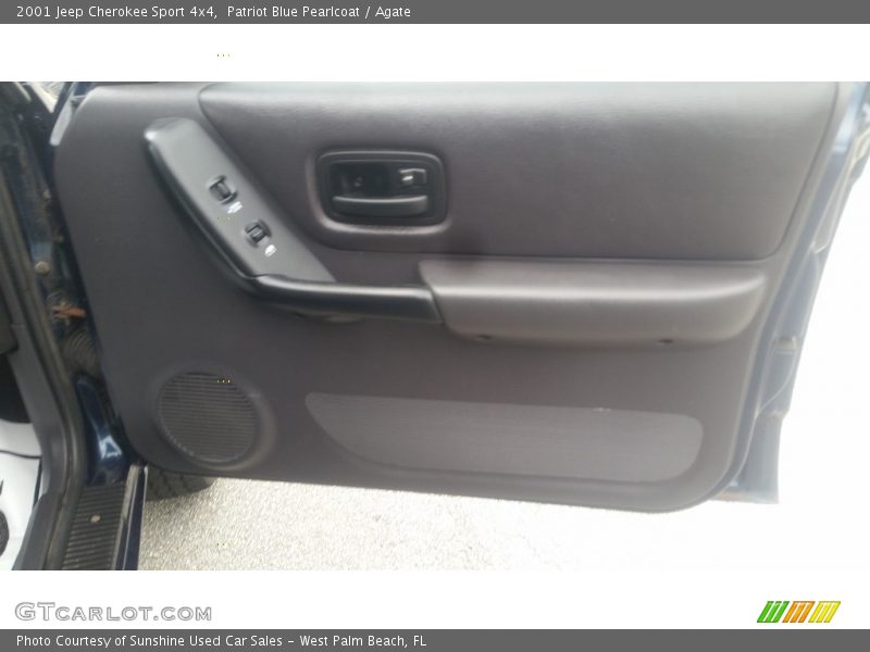 Patriot Blue Pearlcoat / Agate 2001 Jeep Cherokee Sport 4x4