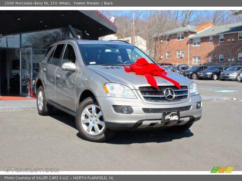 Pewter Metallic / Black 2006 Mercedes-Benz ML 350 4Matic