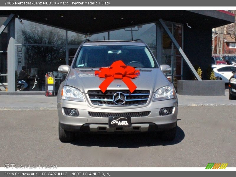 Pewter Metallic / Black 2006 Mercedes-Benz ML 350 4Matic
