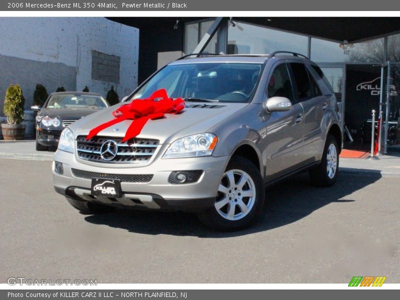 Pewter Metallic / Black 2006 Mercedes-Benz ML 350 4Matic