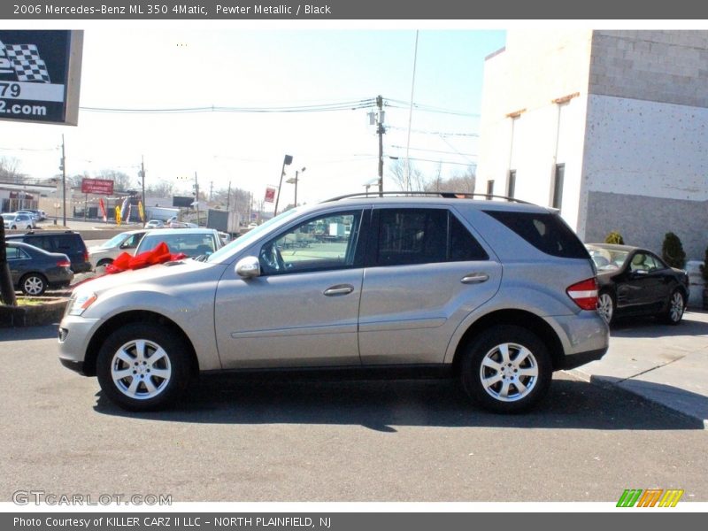 Pewter Metallic / Black 2006 Mercedes-Benz ML 350 4Matic